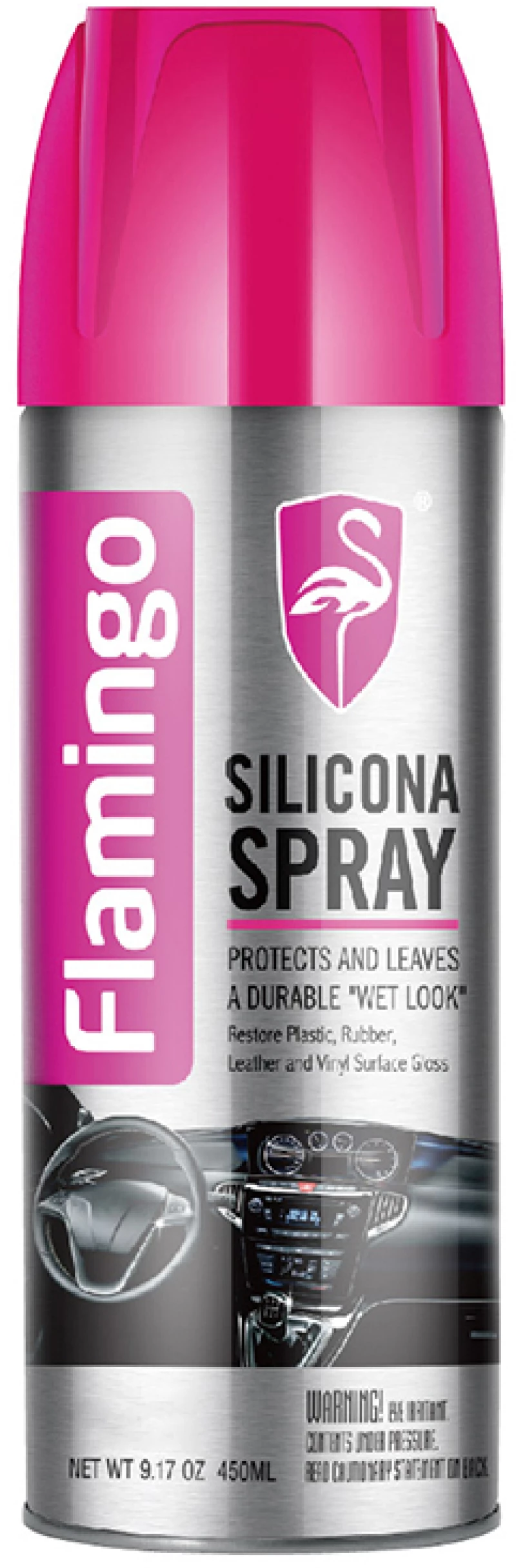 Flamingo  FLAMINGO ΚΑΘΑΡΙΣΤΙΚΟ ΣΙΛΙΚΟΝΗ SPRAY 450ml