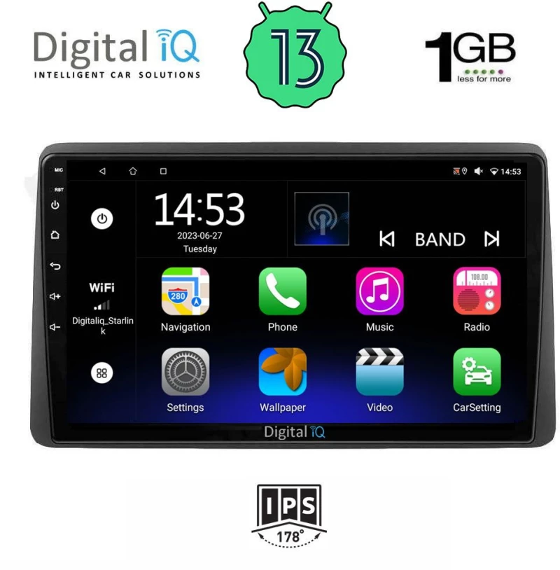 DIGITAL IQ RSA 1450_GPS (10inc) MULTIMEDIA TABLET OEM NISSAN NAVARA D22 mod. 1998-2004