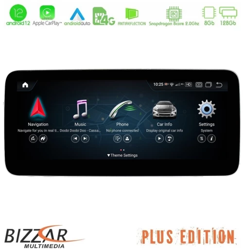 Bizzar oem Mercedes A/cla/gla Class Ntg5 Android13 (8+128gb) Navigation Multimedia 10.25″ Anti-Reflection u-mb-6117