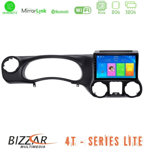 Bizzar 4t Series Jeep Wrangler 2011-2014 4core Android12 2+32gb Navigation Multimedia Tablet 9 u-lvb-Jp0787