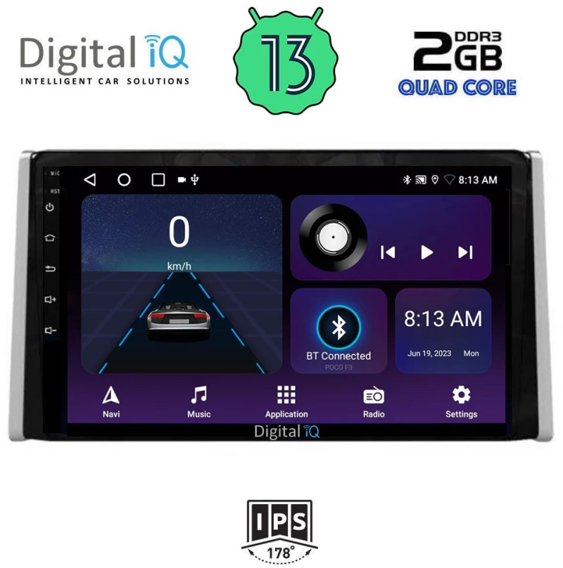 DIGITAL IQ BXB 1734_GPS (10inc) MULTIMEDIA TABLET OEM TOYOTA RAV 4 mod. 2019>