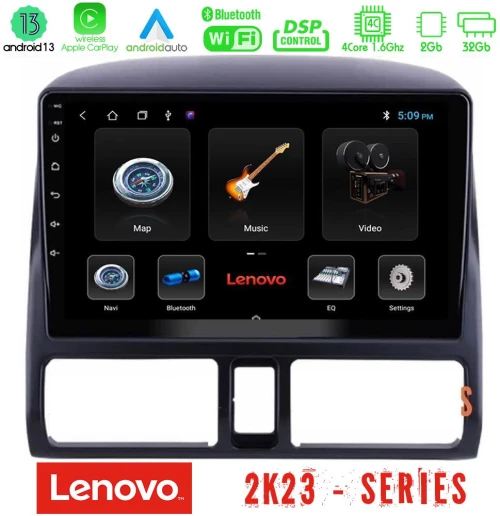 Lenovo car pad Honda crv 2002-2006 4core Android 13 2+32gb Navigation Multimedia Tablet 9 u-len-Hd0873