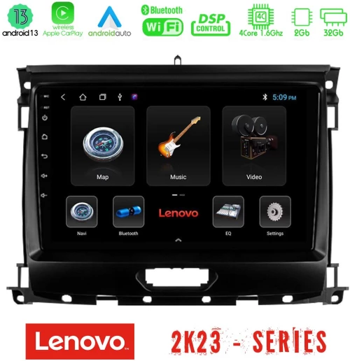 Lenovo car pad Ford Ranger 2017-2022 4core Android 13 2+32gb Navigation Multimedia Tablet 9 u-len-Fd0631