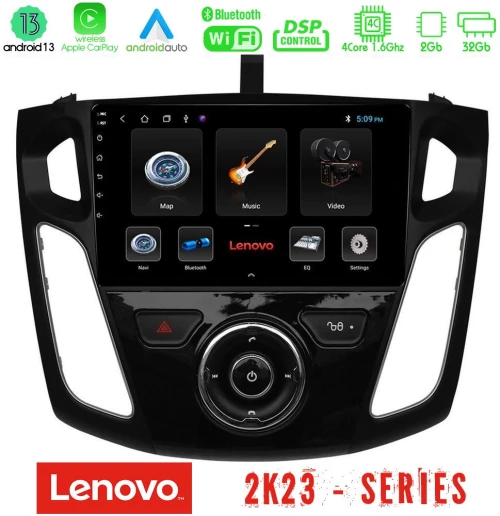 Lenovo car pad Ford Focus 2012-2018 4core Android 13 2+32gb Navigation Multimedia Tablet 9 u-len-Fd0044