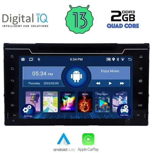 DIGITAL IQ MSD 013_CPA (7" DECK) MULTIMEDIA OEM TOYOTA AURIS mod. 2015 - COROLLA mod. 2017-2019