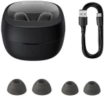 Baseus Bowie Wm02 Tws In-ear Bluetooth Handsfree Ακουστικά Black (NGTW370201) (BASNGTW370201)