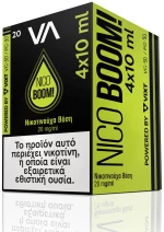 Innovation Nico Boom 20mg 10ml Nicotine Booster 50vg/50pg (4τμχ)