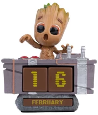 385770 ΔΙΑΡΚΕΣ 3D ΗΜΕΡΟΛΟΓΙΟ MARVEL GROOT DEATH BUTTON