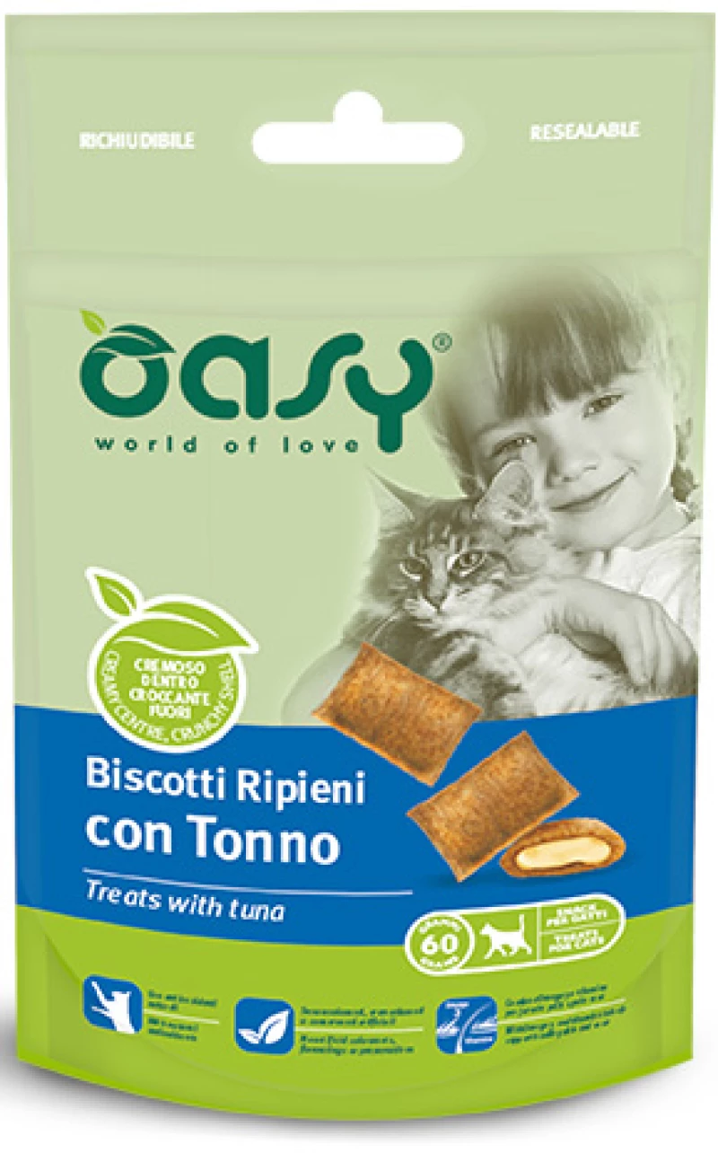 Λιχουδιές Γάτας Oasy Treats with Tuna 60gr