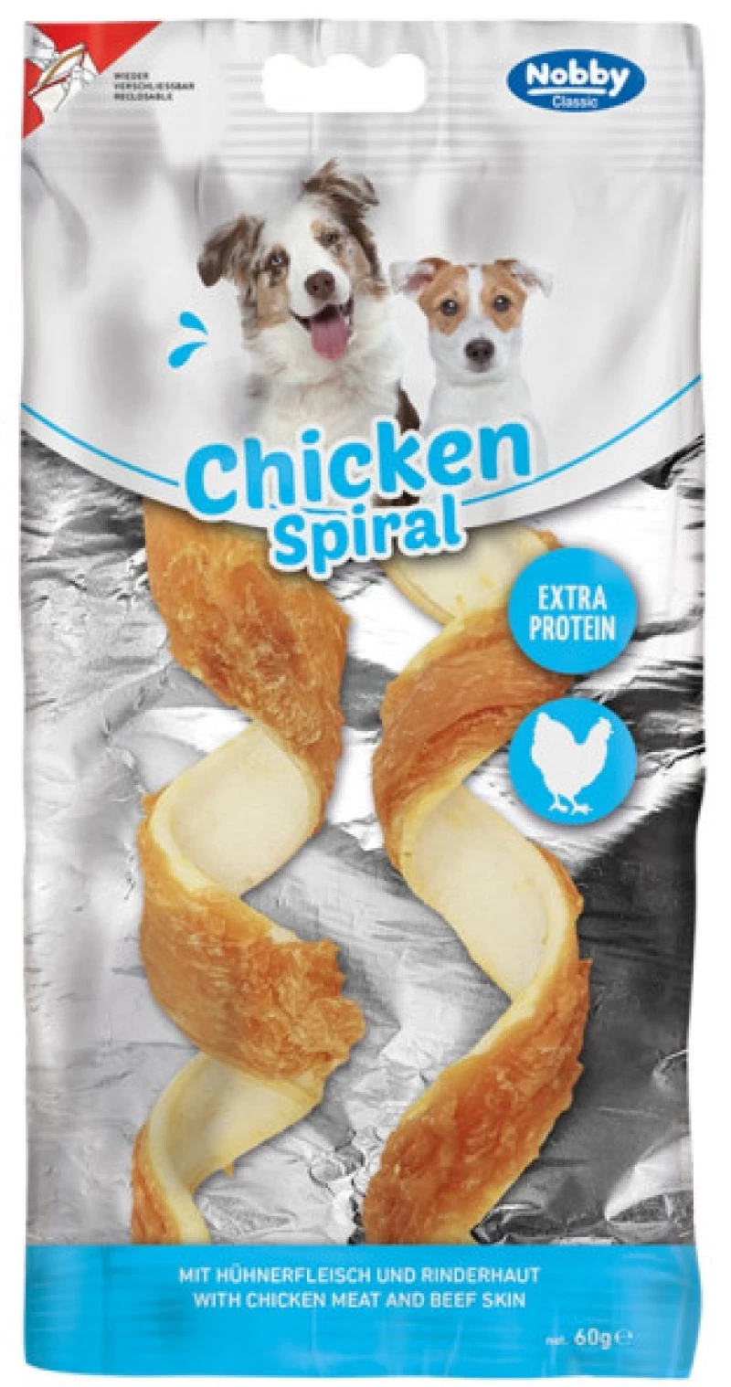 Λιχουδιά Σκύλου Nobby StarSnack Classic BBQ Chicken Spiral 60gr