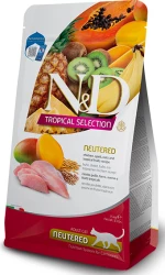 N&D Cat Tropical Select Chicken Adult Neutered 5kg (4 + 1kg Δώρο)