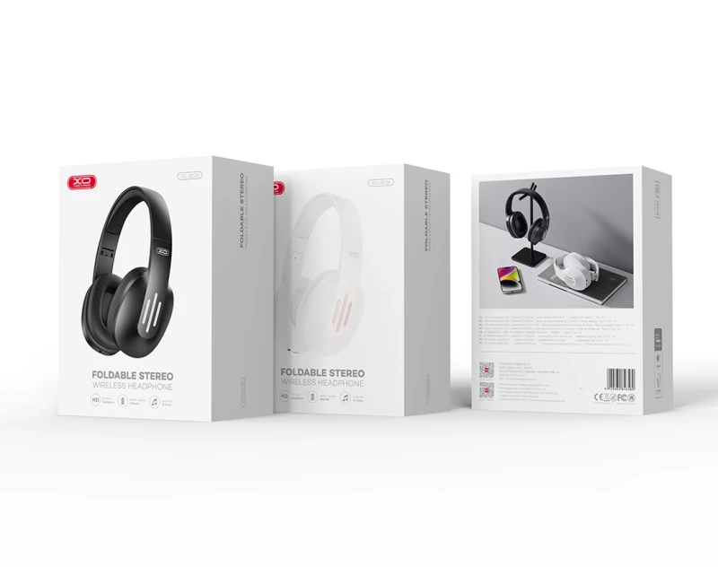 XO Bluetooth headphones BE39 white