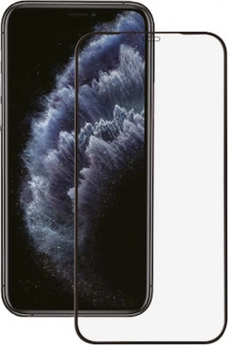 FULL FACE FOR IPHONE 15 PRO MAX /ULTRA  6.7' black tempered glass