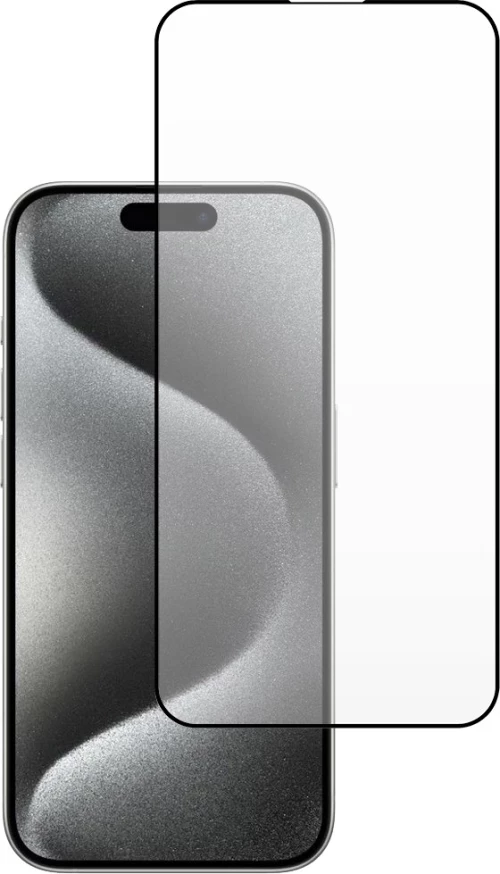 3D Tempered Glass Full Cover & Full Glue για Apple iPhone 15 Pro Max - Μαύρο