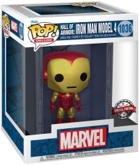 Funko Pop! Marvel: Iron Man Model 4 (Metallic) (PX Previews Exclusive) 1036 Bobble-Head Vinyl Figure