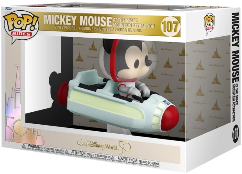 Funko Pop! Walt Disney World 50th Anniversary - Space Mountain with Mickey Mouse 107 Vinyl Figure