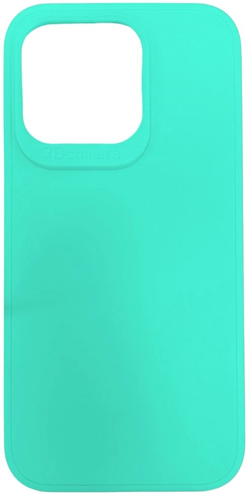 Θήκη σιλικόνης TPU Ultra Slim 0.3mm soft mat για iPhone 15 - Τιρκουάζ