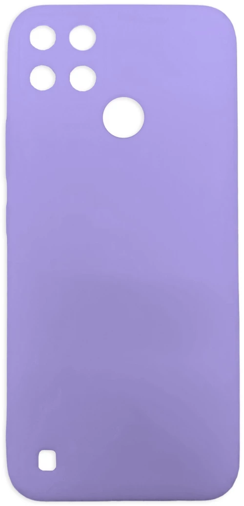 Θήκη σιλικόνης TPU Ultra Slim 0.3mm soft mat για Realme C21 - Βιολετί