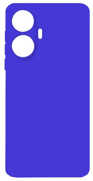 Θήκη σιλικόνης TPU Ultra Slim 0.3mm soft mat για Realme C55 - Μπλε