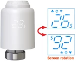 Tellur Smart WiFi Θερμοστατική Βαλβίδα Καλοριφέρ με Οθόνη LED
