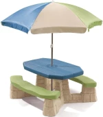 314184 Τραπέζι Εξοχής για 6 παιδιά με Ομπρέλα Sit n Play Step2 για 3 ετών+
