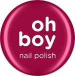 OHBOY NAIL POLISH | ΟΖΤΖ-201| ΜΕΤΑΛΛΙΚΟ ΣΚΟΥΡΟ ΡΟΖ