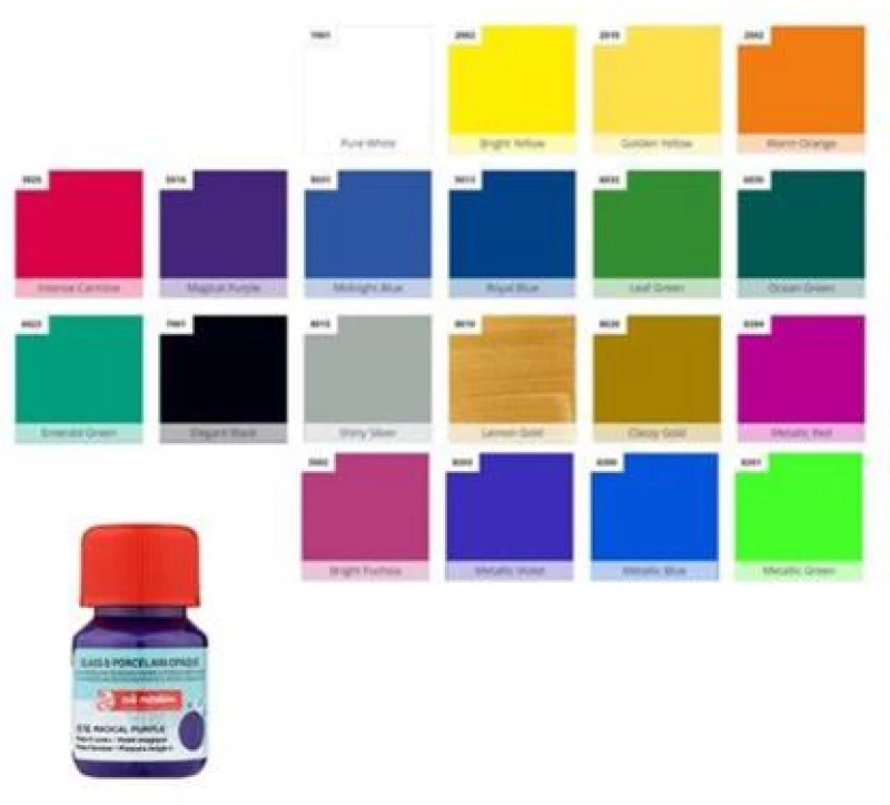342362 Χρώμα υαλογραφίαΣ 30 ml(3502 φούξια)