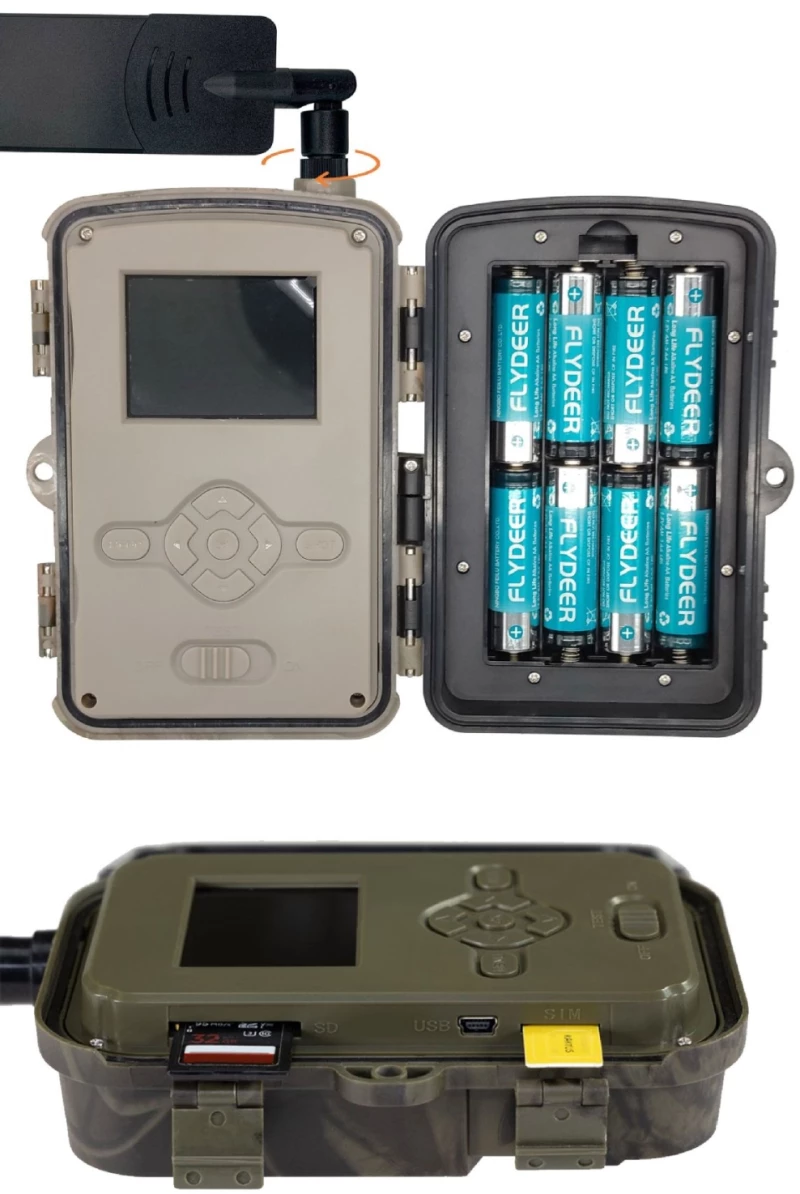 Suntek HC-935Plus-Li Μπαταρία 5000mAh/30MP/4G/2K/Live Video με Εφαρμογή/120°