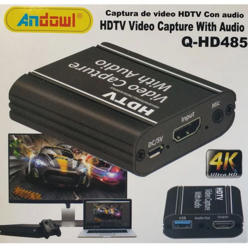 Συσκευή Καταγραφής Βίντεο και Ήχου HDTV 4Κ Andowl