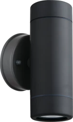 UP-DOWN DARK GREY PP WALL LIGHT GU10Max.2x3W LED IP66 ACA SL7031DG