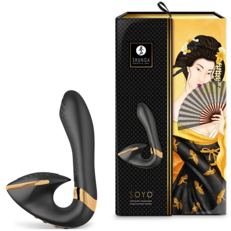 SHUNGA - SOYO INTIMATE MASSAGER BLACK