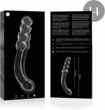 NEBULA SERIES BY IBIZA - MODEL 14 DILDO BOROSILICATE GLASS 18.5 X 3 CM CLEAR