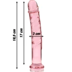 NEBULA SERIES BY IBIZA - MODEL 16 DILDO BOROSILICATE GLASS 18.5 X 3 CM PINK