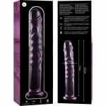 NEBULA SERIES BY IBIZA - MODEL 16 DILDO BOROSILICATE GLASS 18.5 X 3 CM PINK