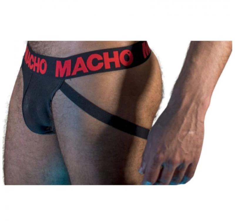 MACHO - MX26X2 JOCK BLACK/RED S