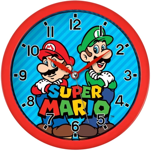 Παιδικό Ρολόι Τοίχου Super Mario