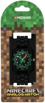Εκπαιδευτικό Παιδικό Αναλογικό Ρολόι Minecraft