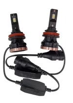 LED ΠΡΟΒΟΛΕΙΣ CANBUS ΓΙΑ ΦΟΡΤΗΓΑ H11 80W 6000K 2τμχ D9K-H11