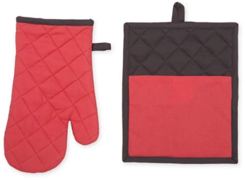 ΣΕΤ ΚΟΥΖΙΝΑΣ 2ΤΕΜ (ΓΑΝΤΙ+ΠΙΑΣΤΡΑ) (PERFETTO CORAL) - NEF NEF PERFETTO CORAL / 100% ΒΑΜΒΑΚΙ (ΥΦΑΣΜΑ) | 100% ΠΟΛΥΕΣΤΕΡ (ΕΣΩΤΕΡΙΚΟ)