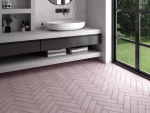 Πλακάκι δαπέδου Stromboli Rose Breeze 9,2x36,8cm Mat