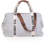 Childhome Τσάντα Αλλαγής Mommy Bag Bag Sinature Canvas Off White