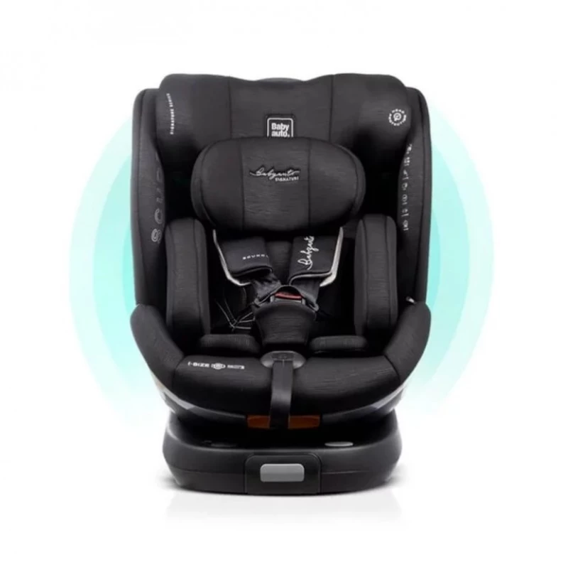 Baby Auto Κάθισμα Αυτοκινήτου Scudda i-Size 360° Black Line 40-145cm