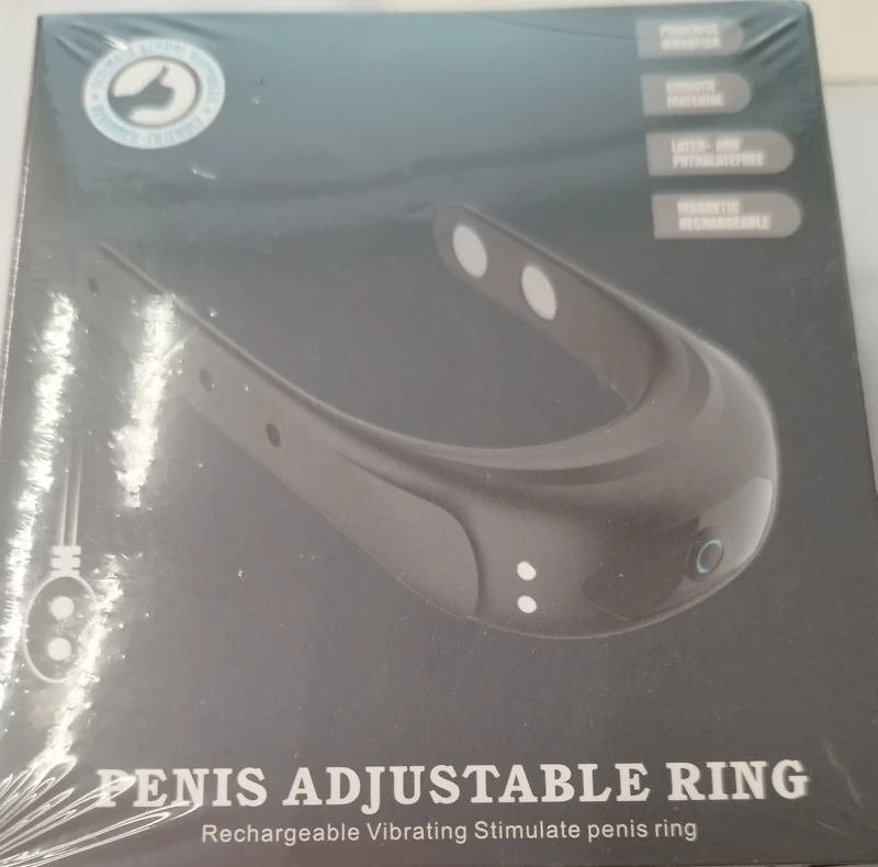 Adjustable Vibrating Penis Ring