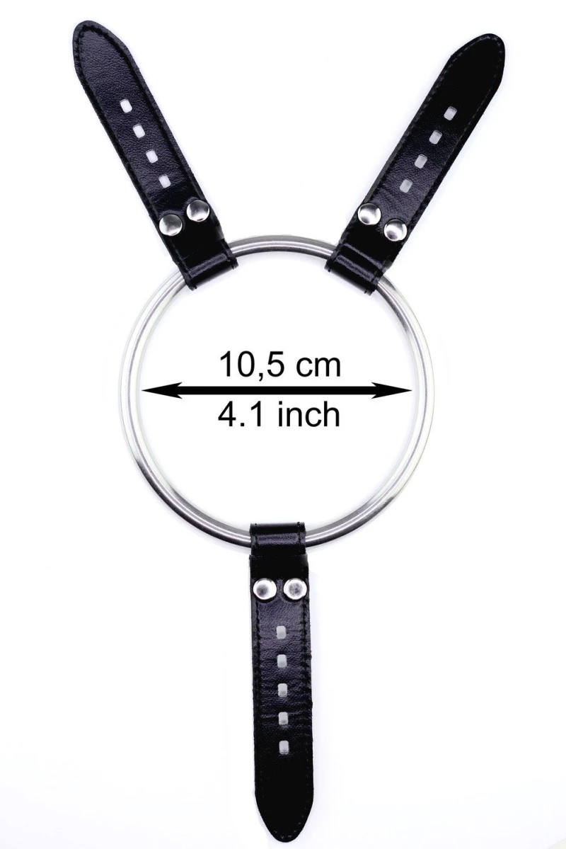 Carmen Rivera High Quality stainless steel Ring For XXL Strapon Dildos 10,5 cm