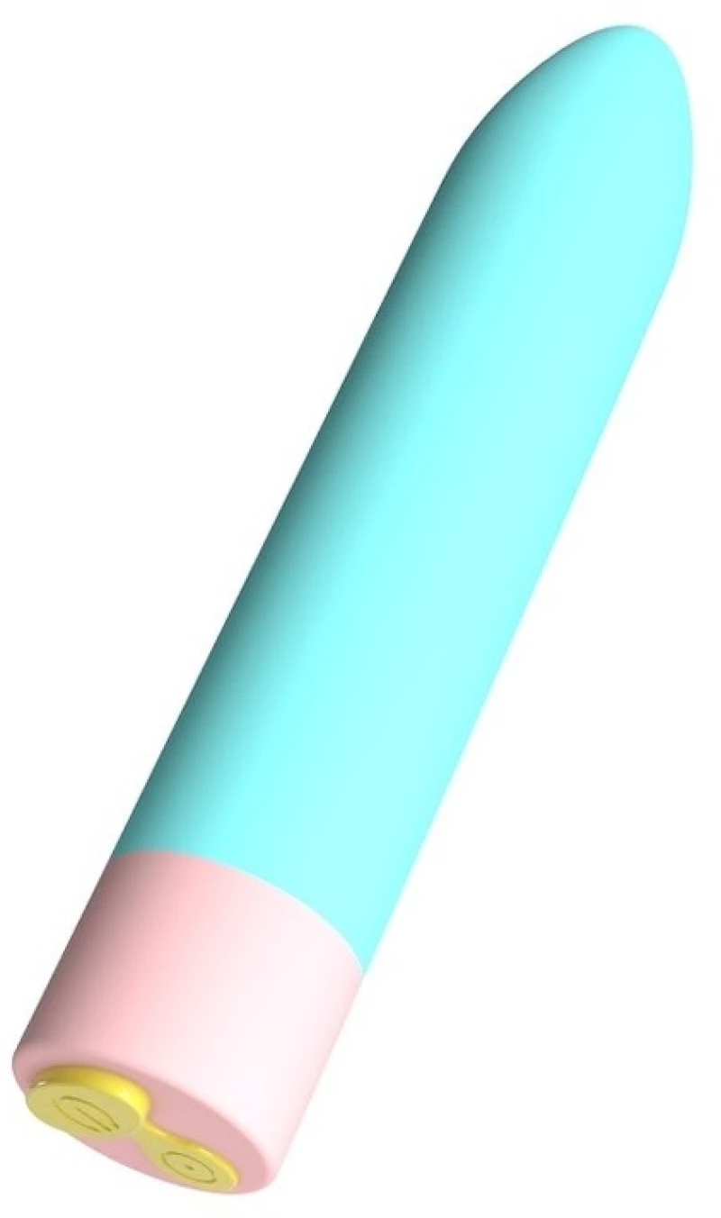 PARTY COLOUR TOYS BALY RECHARGEABLE VIBRATING BULLET 10 INTENSITIES BLUE