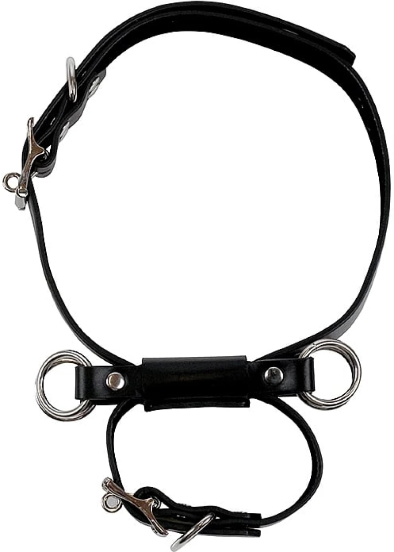 Ouch Kneeling Thigh Cuff Set - Black
