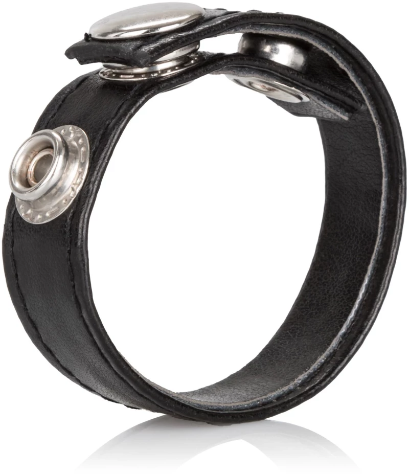 Calexotics Leather 3-Snap Ring