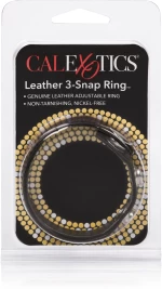 Calexotics Leather 3-Snap Ring