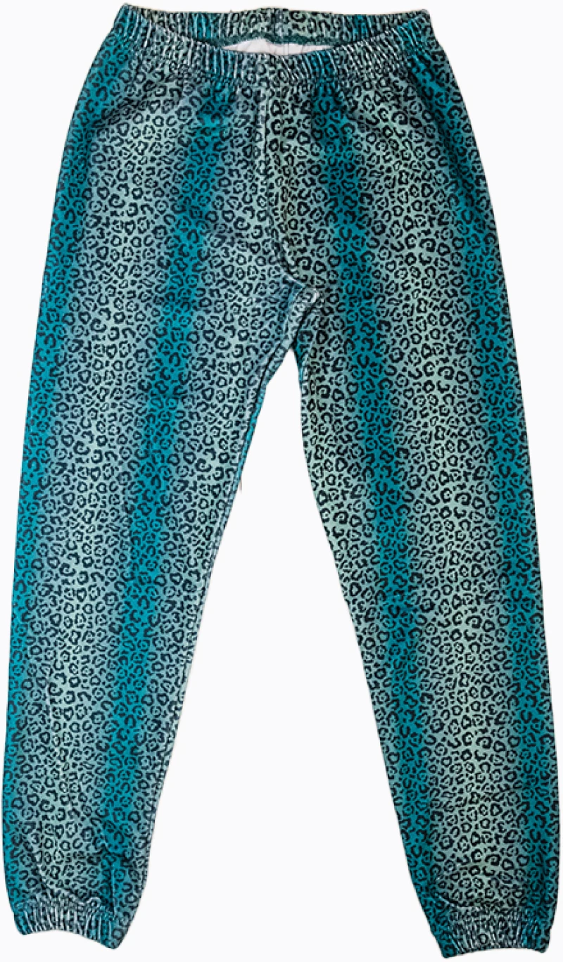 Πυτζάμα βελουτέ "Leopard" χακί (Χακί)
