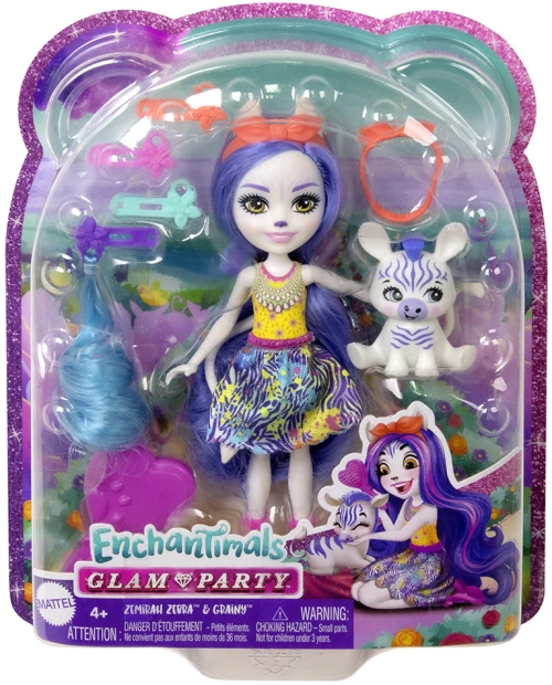 ENCHANTIMALS GLAM PARTY - ΖΕΒΡΑ (#HNV28)